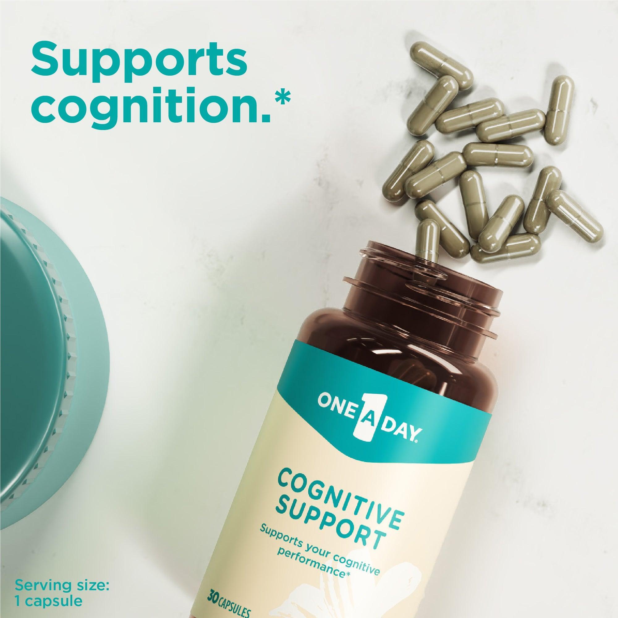 One A Day® Cognitive Support Memory and Focus Supplement for Adults